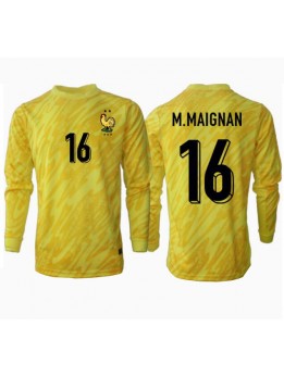 Frankreich Mike Maignan #16 Torwart Heimtrikot EM 2024 Langarm